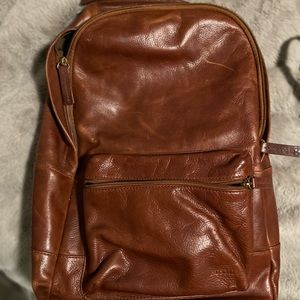 Fossil Buckner Leather Backpack